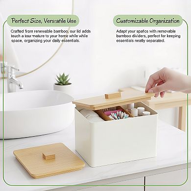 KSIZUIS Feminine Care Organizer - Tampon & Pad Holder for Bathroom Storage