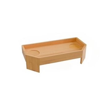 KSIZUIS Bamboo Hot Tub Tray with Phone Holder & Candle - Non-Slip Spa Accessory Gift