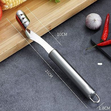 6 Piece Fruit Corer Set Stainless Steel Apple Cherry Pitter Tools