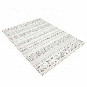 Boho Washable Non-Slip Area Rug Soft Low Pile for Living Room Bedroom Dining