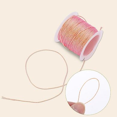 Cord Braided Rope Polyester for Sewing Crafts Bracelets Macrame 1Pc 984.25"x0.031"