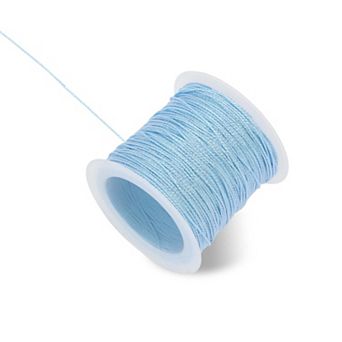 Cord Braided Rope Polyester for Sewing Crafts Bracelets Macrame 1 pc 984.25"x0.031"