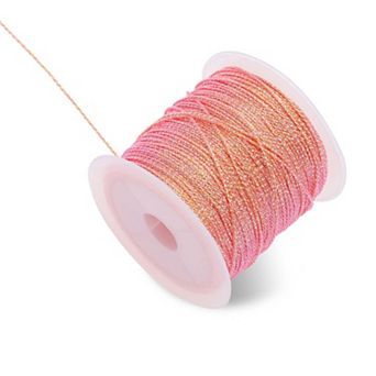 Cord Braided Rope Polyester for Sewing Crafts Bracelets Macrame 1 pc 984.25"x0.031"