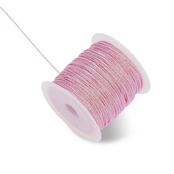 Cord Braided Rope Polyester for Sewing Crafts Bracelets Macrame 1 pc 984.25"x0.031"
