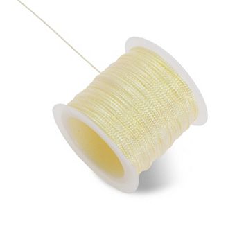 Cord Braided Rope Polyester for Sewing Crafts Bracelets Macrame 1 pc 984.25"x0.031"
