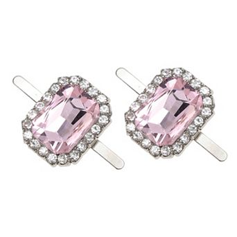 Square Frame Pin Back Shoe Accessories 2 pc