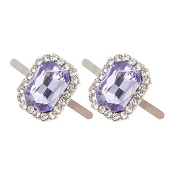 Square Frame Pin Back Shoe Accessories 2 pc
