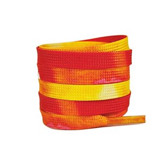 1 Pair Tie-Dye Flat Soft Shoelaces Shoestrings for Sneakers 55.1"