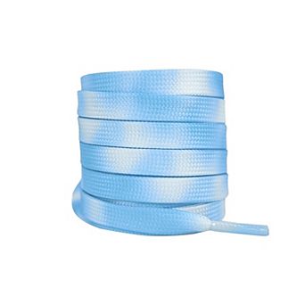 1 Pair Tie-Dye Flat Soft Shoelaces Shoestrings for Sneakers 55.1"