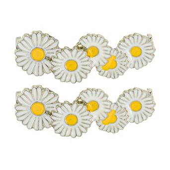 Chrysanthemums Shoelace Charms 2 pc