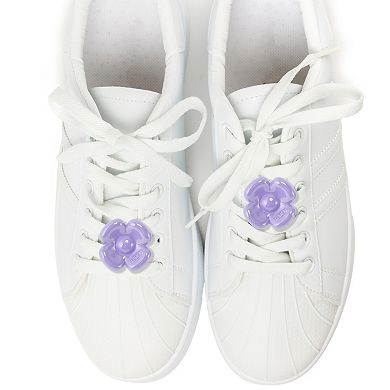 Bright Colors Floral Shoelace Charms 1 Pair