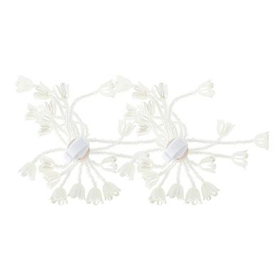 Flower Design Shoelace Charms 1 Pair