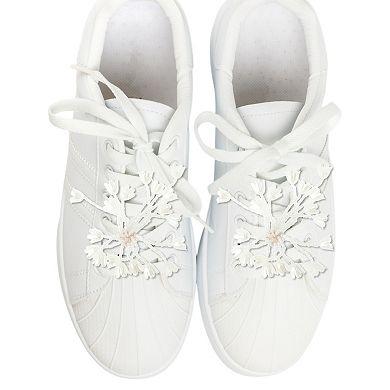 Flower Design Shoelace Charms 1 Pair
