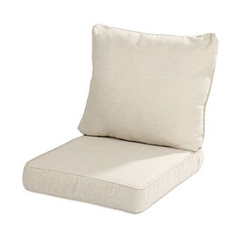 Aoodor 24 x 24 Inch Outdoor Seat Cushion, Water-Resistant & Fade Resistant Deep Seat