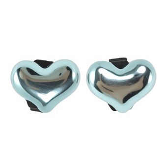 Flat Heart Shoelace Charms 1 Pair