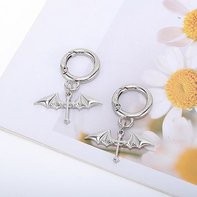 Winged Cross Shoelace Charms 2 Pcs