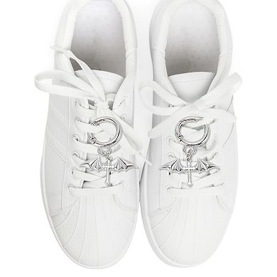 Winged Cross Shoelace Charms 2 Pcs