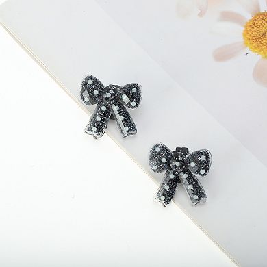 Base Transparent Bow Shoelace Charms 1 Pair
