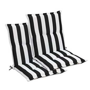 Aoodor Outdoor Tufted Chair Cushions Set of 2 for Patio Dining Chairs, 39 x 20 x 2.4 Inch