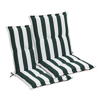 Aoodor Outdoor Tufted Chair Cushions Set of 2 for Patio Dining Chairs, 39 x 20 x 2.4 Inch