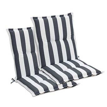 Aoodor Outdoor Tufted Chair Cushions Set of 2 for Patio Dining Chairs, 39 x 20 x 2.4 Inch