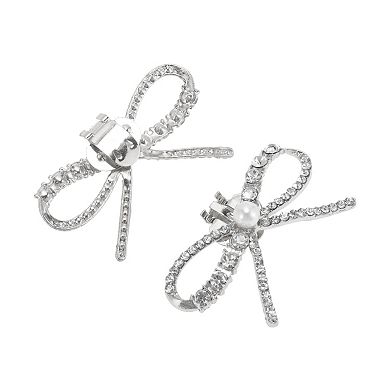 Bow Shoe Accessories 2 Pcs