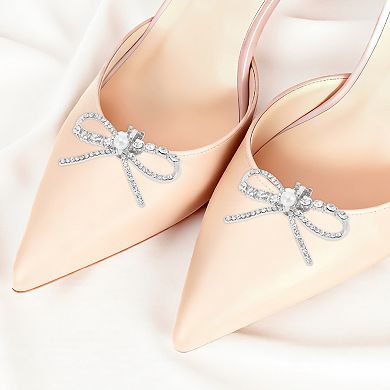Bow Shoe Accessories 2 Pcs