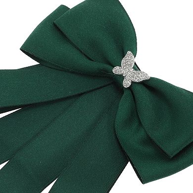 Ribbon Bow Brooch Pre-Tied for Women