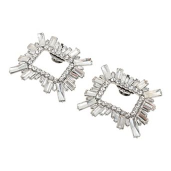 Shoe Accessories Silver Tone 2 pc