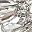 Teardrop Square Silver