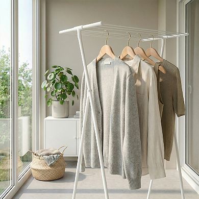 2 Pack Wood Non-Slip Hangers, Durable 360-degree Space Saving Clothes Hangers 15x3.9Inch