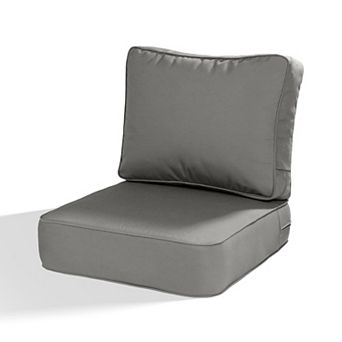 Aoodor 24 x 24 Inch Sunbrella Fabric Outdoor Deep Seat Cushion
