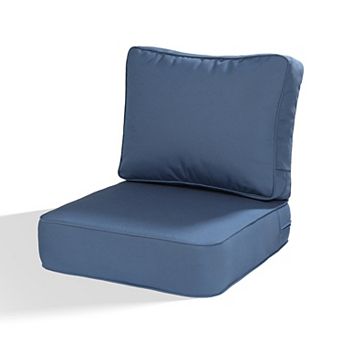 Aoodor 24 x 24 Inch Sunbrella Fabric Outdoor Deep Seat Cushion