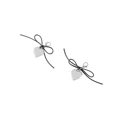 Lace-Up Heart Shoelace Charms 1 Pair