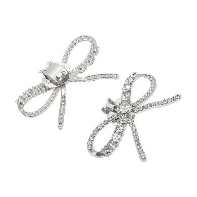 Bow with Detachable Clip Shoe Accessories 2 Pcs