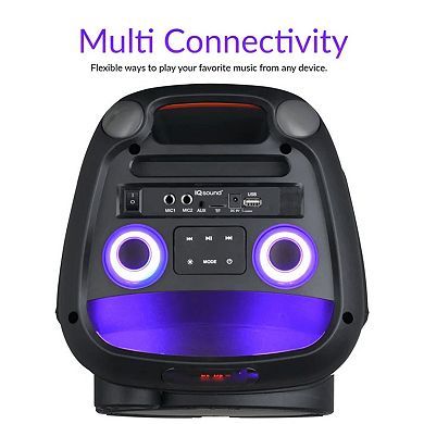 IQ Sound CYBER FLEX8 8-Inch Portable Bluetooth Speaker