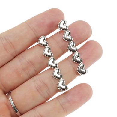 Five Hearts Shoelace Charms 1 Pair
