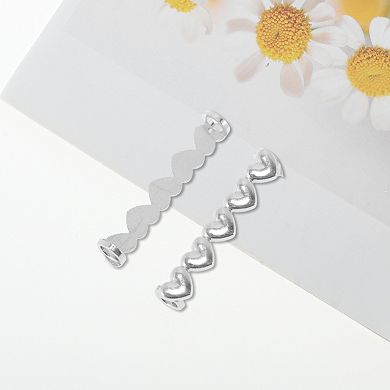 Five Hearts Shoelace Charms 1 Pair