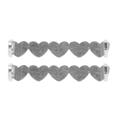 Five Hearts Shoelace Charms 1 Pair