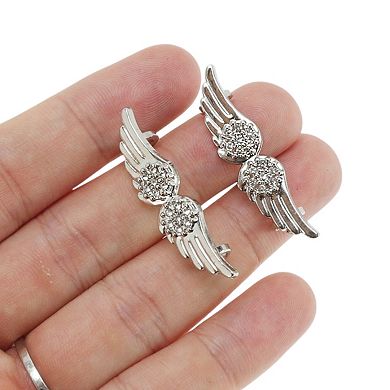 Rhinestone Wings Shoelace Charms 1 Pair