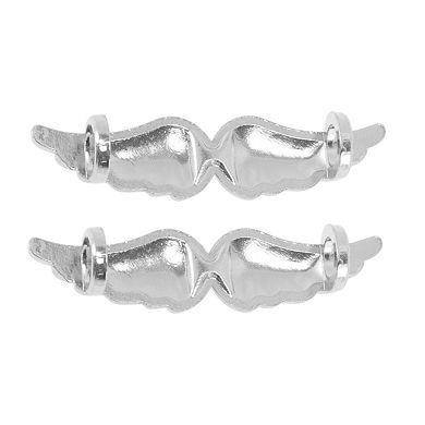 Rhinestone Wings Shoelace Charms 1 Pair