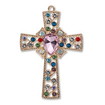 1.89"x2.48" Cross-shaped Phone Case Decoration 1 pc