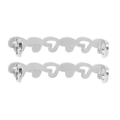 Hollowout Hearts Shoelace Charms 1 Pair