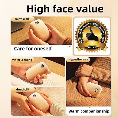 Double Sided Fleece Hand Warmer Warm Soft Indoor Outdoor Use