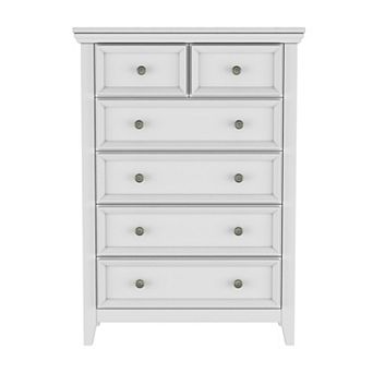 6-Drawer Farmhouse Dresser For Bedroom Storage Cabinet