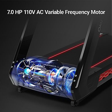HARISON Commercial Treadmill 7.0 HP AC Motor, 21.5” HD Screen, 30 Programs (HRK-T3620 TRACK)