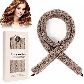 YEVYO Satin heatless hair curler, Lazy Natural Soft Wave DIY heatless curls for Sleep in Overnight