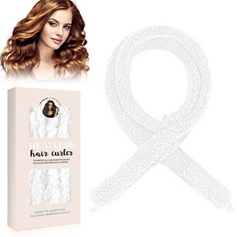 YEVYO Satin heatless hair curler, Lazy Natural Soft Wave DIY heatless curls for Sleep in Overnight