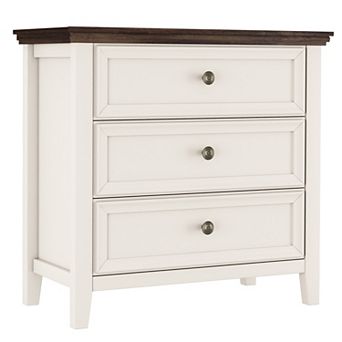 Farmhouse 3-drawer Dresser For Bedroom Storage Cabinet