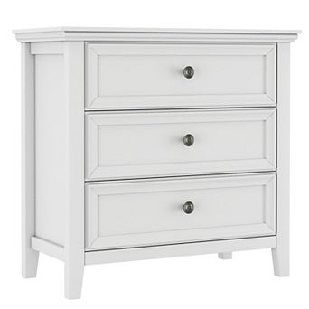 Farmhouse 3-drawer Dresser For Bedroom Storage Cabinet